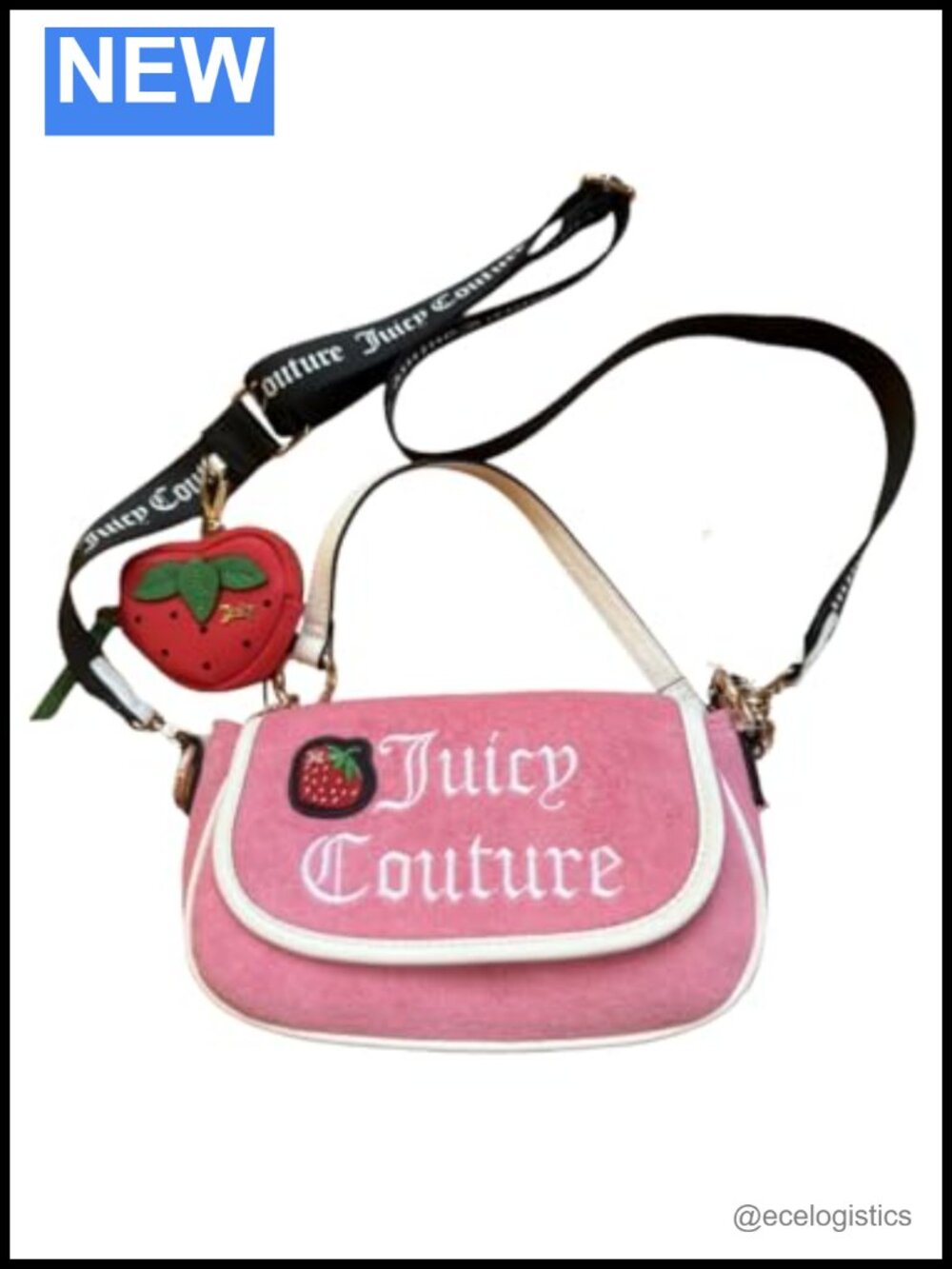 Faux Leather Hobo Shoulder Bag with Clasp Closure Adjustable Strap